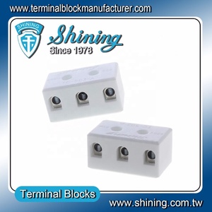 TC-503-A 10mm 3-Pole High Temperature Ceramic <b>Terminal</b> Block - Product Image 5