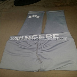 custom printed <b>V</b> shape waistand with scrunch butt <b>leggings</b> - Product Image 2