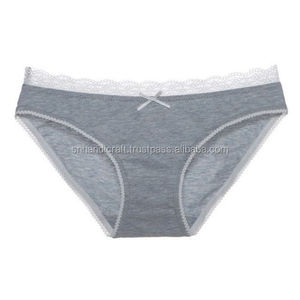 Women Comfortable Bow Cotton Panty Underwear Solid Low-rise Briefs The <b>Art</b> of Handmade - Product Image 1