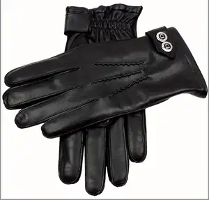 Guantes de vestir de cuero genuino para hombre, calidad prémium, venta al por mayor, supersuaves, para conducir en coche