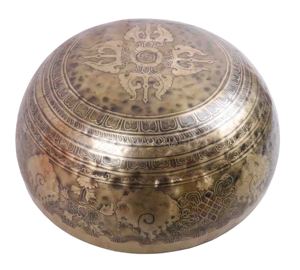 Cuenco Tibetano Cantador, Regalos y Artesanías, Sonido Curativo, Cuenco Cantador Grande de Buda para Meditación, Cuenco de Metal Martillado para Yoga y Meditación - Product Image 4