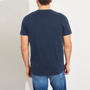 Camiseta de alta calidad para hombre, fabricante de camisetas personalizadas de bolsillo, Camiseta de algodón con bolsillo en contraste - Product Image 2