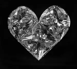 高品质花式心形馅饼切割钻石，未经认证的花式松散钻石