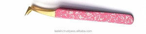 Pinzas para Extensiones de Pestañas BEST, Rectas y Curvas, Rosadas y Chapadas en Oro, 2026, Herramientas para Electrónica, Joyería y Manualidades LA ELAHI & CO - Product Image 6