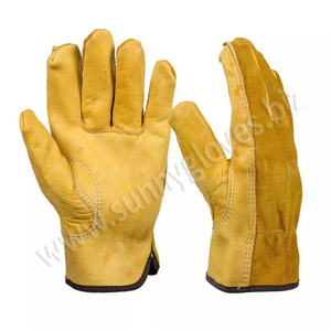 Pas cher Travail Gants En Cuir De Vache Conducteur-Gant Pas Cher Gréeur-Gants - Product Image 3