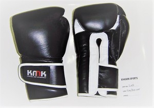 Venta al por mayor KHASON Modelo 3026 Guantes de Boxeo Profesionales Personalizados de Cuero de Vaca para Cierre Logo Diseñado para Entrenamiento - Product Image 5