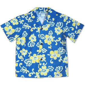 Aloha เสื้อฮาวายสำหรับผู้ชายพิมพ์ลายเข้ารูปผ้าฝ้ายแขนสั้นมีกระดุม - Product Image 1