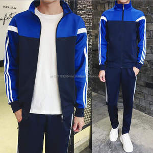 Brussels ชุดกีฬาผู้ชาย,เสื้อวอร์มกางเกงวิ่งมีซิปลายทางเสื้อแจ็คเก็ตวิ่งชุดสูท - Product Image 3