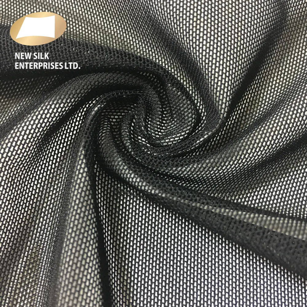 93% tela de nylon 7% spandex ropa interior poliamida 40D elastán. Forro de tricot micro tela de malla suave