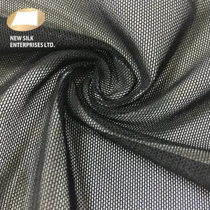 93% Nylon gewebe 7% Elasthan Unterwäsche Polyamid 40D Elasthan Trikot futter Micro Soft Mesh Stoff