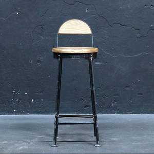 Taburete de Bar superior de madera industrial de diseño moderno para muebles de hotel - Product Image 5