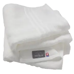 [Wholesale Products] HIORIE Imabari towel Cotton 100% HOTEL'S Small Bath Towel 45*100cm 400GSM Soft Low MOQ Luxury Design White