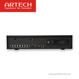 ARTECH AK8 - Sistema de grabación de voz independiente de 8 líneas/canales con pantalla táctil de 5 pulgadas y 70000 horas de tiempo de grabación - Product Image 5