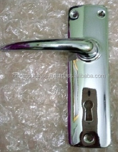 Manija de palanca de latón pulido de OMG Industries, manija de puerta de bloqueo, manija de puerta de latón antiguo - Product Image 4