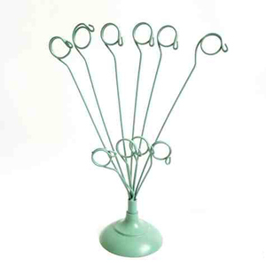 ลวดโลหะฐานบันทึกคลิปผู้ถือบัตรสถานที่ผู้ถือภาพโต๊ะ - Product Image 1