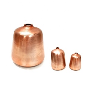 แจกันดอกไม้ประดับบ้านชุบทองแดงใหม่โลโก้ที่กำหนดเองตกแต่งสวนงานแต่งงานและงานเลี้ยง - Product Image 1