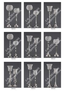 Bougie photophore en aluminium cristal support de chandelier votif décoration d'hôtel de maison élégante décoration de salon mariage autres bougeoirs - Product Image 3