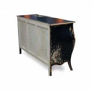 Commode à tiroirs en acajou, mobilier français indonésien, rangement Antique en acajou - Product Image 4