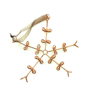 Adorno decorativo de árbol de Navidad, decoración colgante de Metal - Product Image 6