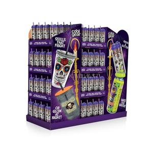 Halloween Holiday Hiển Thị Chai Uống Hiển Thị POP Tông Pallet Hiển Thị - Product Image 1