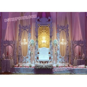 Paneles de Fondo para Bodas de Estilo Moderno, Fibra Ligera, Color y Tamaño Personalizables, Diseño Tallado para Bodas y Conciertos - Product Image 1