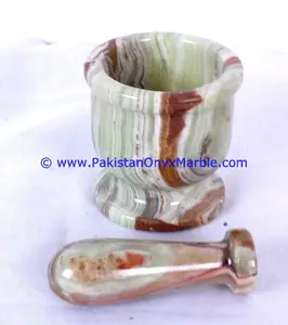 Pakistan Leverancier Groothandel Onyx Mortel Stamper Groen Onyx Verpletterende Slijpen