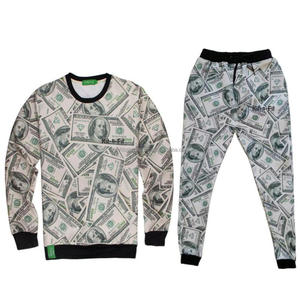 OEM Custom Streetwear Sublimation Design Sweatshirts Tracksuits With Logo for Men and Unisex Wholesale <b>Cheap</b> Price - Product Image 2