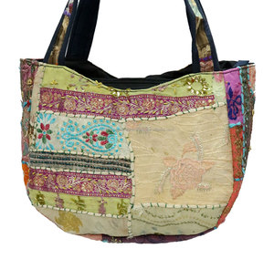 Bolso de hombro de algodón para mujer, bolsa de hombro de alta calidad, estilo Hippie, hecho a mano, varios colores - Product Image 2