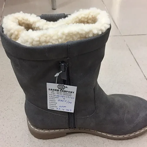 De alta calidad de invierno zapatos de botas de mujer de moda de cuero genuino de Viet Nam agente de compras