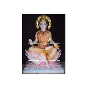 Marble Gayatri Maa Moorti, Marble Goddess Statue - Product Image 1