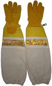 Los mejores guantes de trabajo para apicultores al por mayor, guantes de trabajo de seguridad para apicultura de alta calidad, guantes de cuero de Pakistán - Product Image 3
