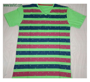 OEM camiseta unisex con cuello en V 100% algodón orgánico Supima de alta calidad impreso bolsillo de punto directo fabricante Tirupur India - Product Image 6