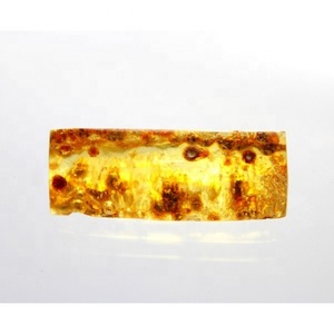 Gema ámbar Natural de 16 quilates, forma octagonal de cabujón, 35x13mm, buena calidad - Product Image 1