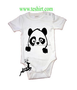 Venta al por mayor de punto Unisex OEM recién nacido Niño ropa infantil algodón orgánico estampado de flores mono manga corta alta calidad chico - Product Image 2