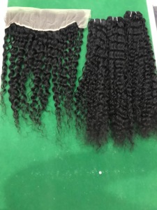 Großhandel Jungfrau Echte Indisches Tempel Haar Extensions, Großhandel Raw Indisches Haar Unverarbeitete Reine, Haar Produkte Für Schwarze Frauen - Product Image 3