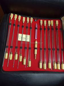 Juego de cánula de liposucción de 25 piezas con bloqueo de tope de metal para jeringa de Delta Med Surgical - Product Image 6