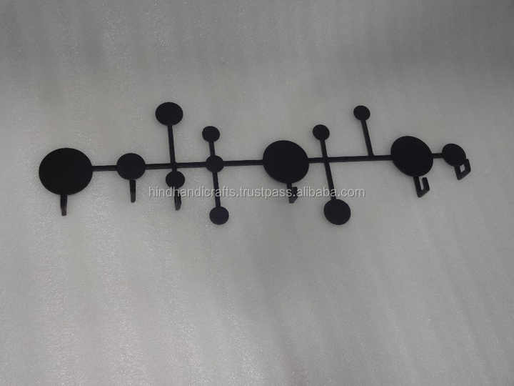 Whole Sale Leaf Design Decorative Car Shape Wall Hook Hotel and Home Wall Decor Best Hook Design Hook and Rails Aluminium Hool