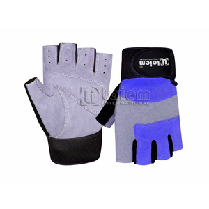 Gran oferta, guantes de Fitness de cuero impermeables Unisex para gimnasio, levantamiento de pesas, ejercicio, ciclismo, deportes - Product Image 4