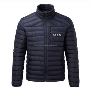 Doudoune d'extérieur noire pour hommes personnalisée pour les produits de Offre Spéciale d'hiver Blouson de bombardier à bulles personnalisé veste d'extérieur - Product Image 2
