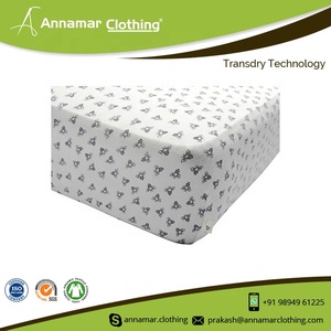 Drap-housse pour lit de bébé avec étiquette et emballage de logo privé personnalisés Fabricants de draps de lit de bébé indiens certifiés GOTS - Product Image 6