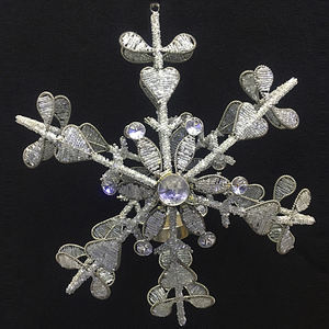 India Handmade <b>Small</b> <b>Christmas</b> Ball & <b>Tree</b> Ornaments Candle Holder - Product Image 1