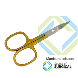 Ciseaux à cuticules professionnels et ciseaux de manucure à lame en acier inoxydable, manche en céramique, pour droitiers, durables - Source chirurgicale - Product Image 4
