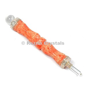 Mejor Proveedor y Exportador de Gemas de Piedra Solar Talladas y Grabadas para Decoración del Hogar, Varitas Curativas de Amor y Feng Shui - Product Image 1