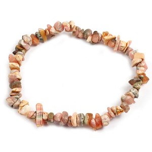 Gemstone Rhodochrosite <b>Chips</b> healing Bracelets - Product Image 1