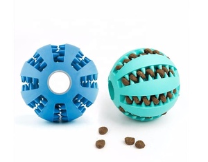 Juguetes interactivos para perros indestructibles OEM de fábrica Fabricante Bola rodante mágica Alimentador lento Dispensador de golosinas Juguetes para masticar perros y Mascotas - Product Image 6