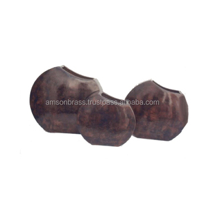 Jarrón de decoración de mesa de Metal para mesa de bodas, jarrón de Metal de diseño clásico para el hogar/granja/restaurante, florero de decoración - Product Image 3