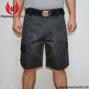 Camel Color Casual Cotton <b>Cargo</b> Shorts Lightweight Custom Short with Dual Side Pocket Pattern Decoration - Product Image 2