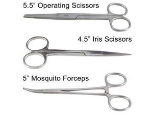22 ชิ้นขั้นสูง Dissecting Kit สําหรับกายวิภาคศาสตร์และชีววิทยานักศึกษาแพทย์พร้อมมีดผ่ามือจับสแตนเลส Mahersi