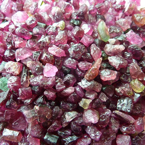 Natural Pink Tourmaline Rough Uncut Mixed Color Crystal Beads for Jewelry Making - Wholesale Loose Stone from India | <b>Model</b> <b>D</b> - Product Image 5
