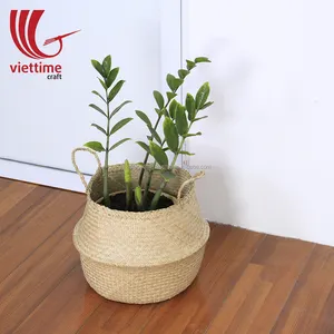 Best Decorative Plant Holder Seagrass belly basket, Seagrass Laundry Basket Wholesale